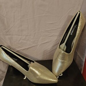 Gold Women's Kitten Heels